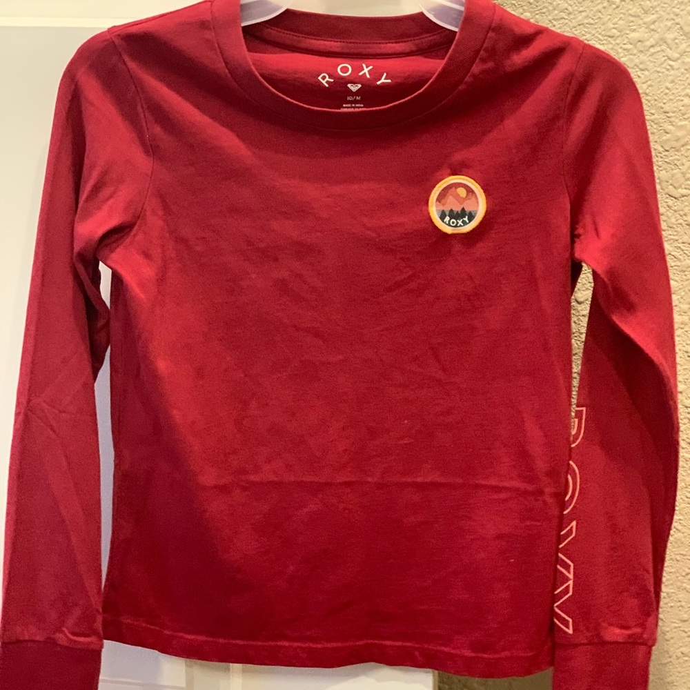 ROXY Long sleeve girls shirt size M 10